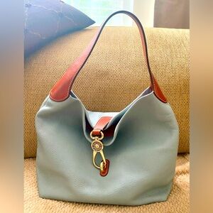 Dooney And Bourke blue gray hobo bag. Rarely used.